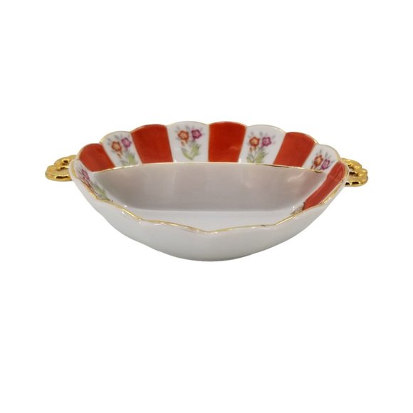 Ucagco China Candy Or Condiment Divided Dish, Occupied Japan - Picture 2 of 8